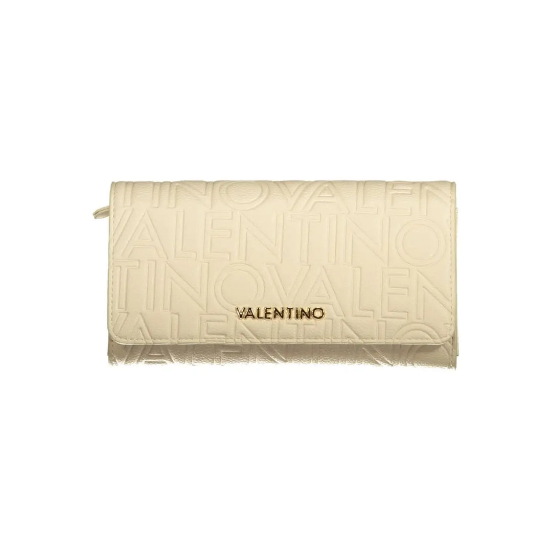 Mario Valentino Beige Polyurethane Women’s Wallet