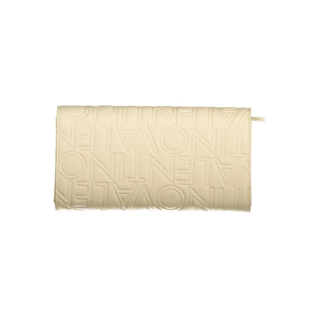 Mario Valentino Beige Polyurethane Women’s Wallet