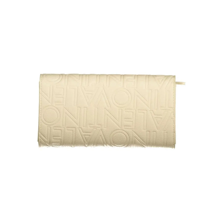 Mario Valentino Beige Polyurethane Women’s Wallet