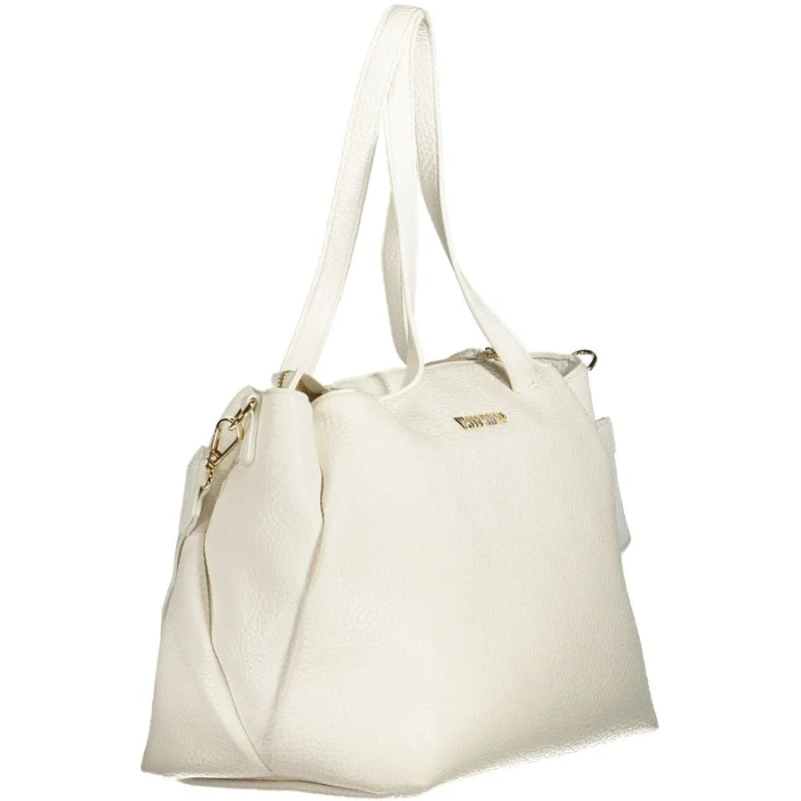 Mario Valentino Bianco Polyurethane Woman Handbag