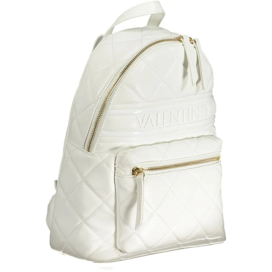 Mario Valentino Bianco Polyurethane Women Backpack