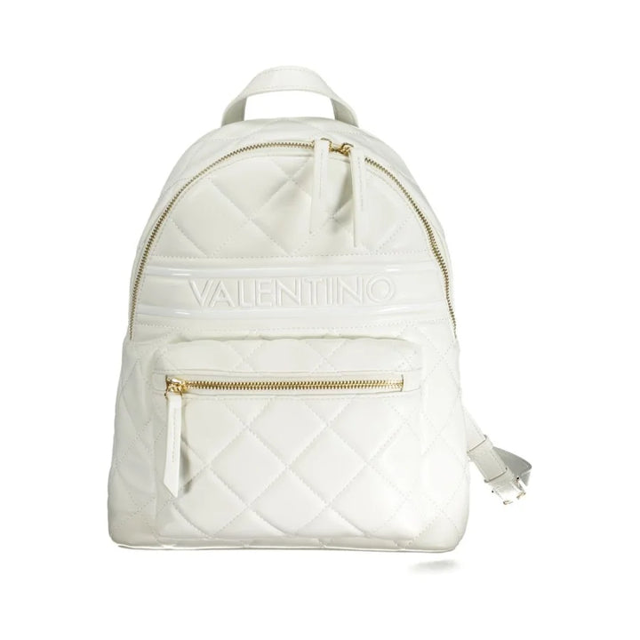 Mario Valentino Bianco Polyurethane Women Backpack