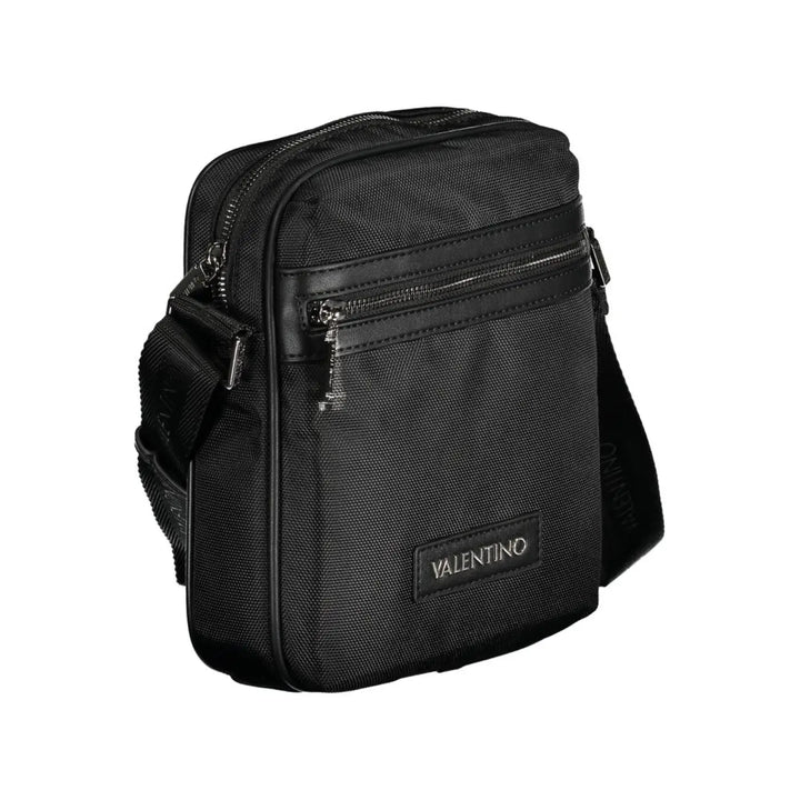 Mario Valentino Black Fabric Men’s Shoulder Bag