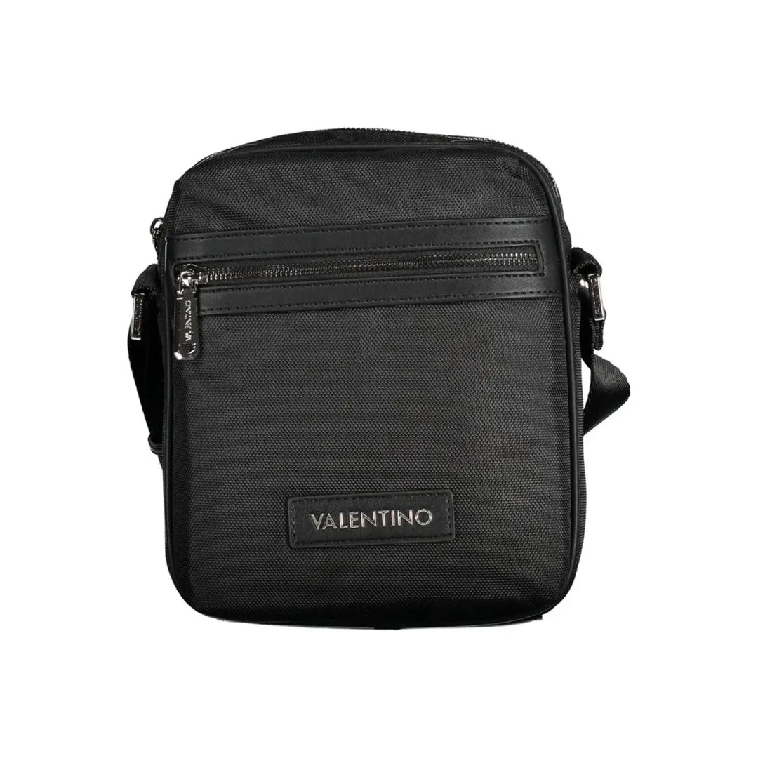 Mario Valentino Black Fabric Men’s Shoulder Bag