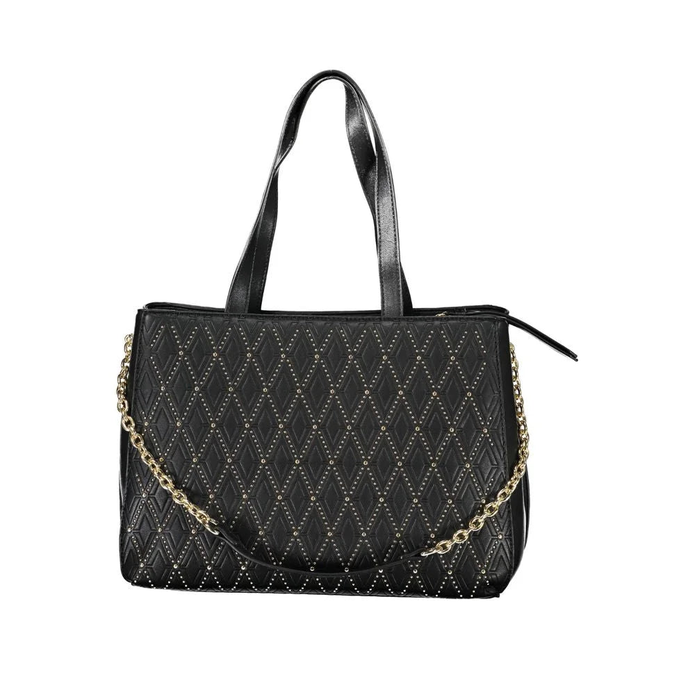 Mario Valentino Black Polyethylene Handbag
