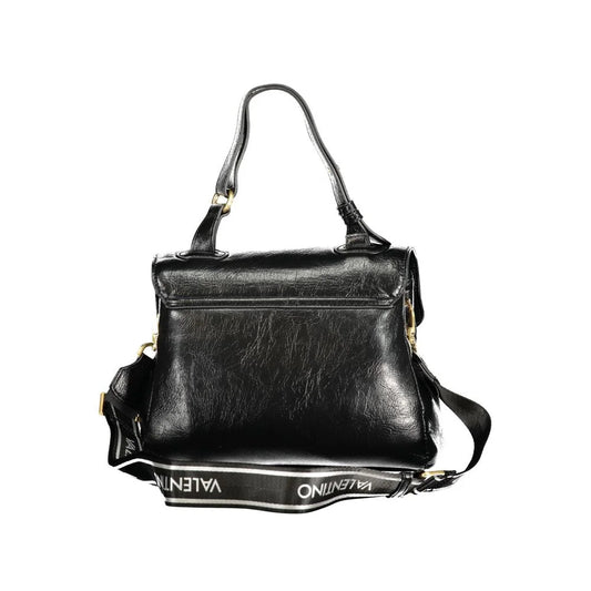 Mario Valentino Black Polyethylene Handbag for Effortless Chic Style