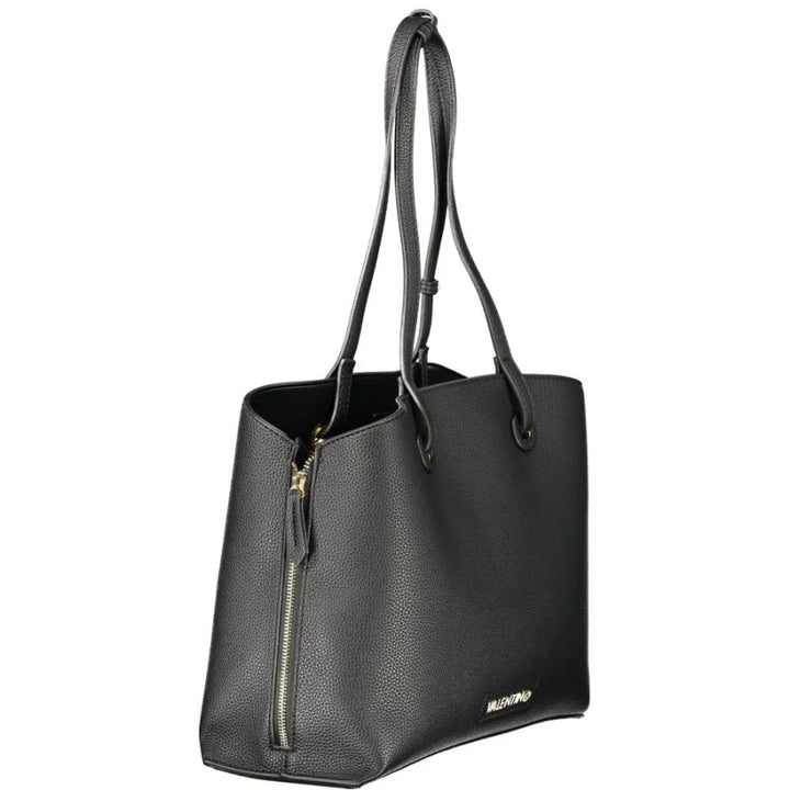 Mario Valentino Black Polyethylene Women Handbag