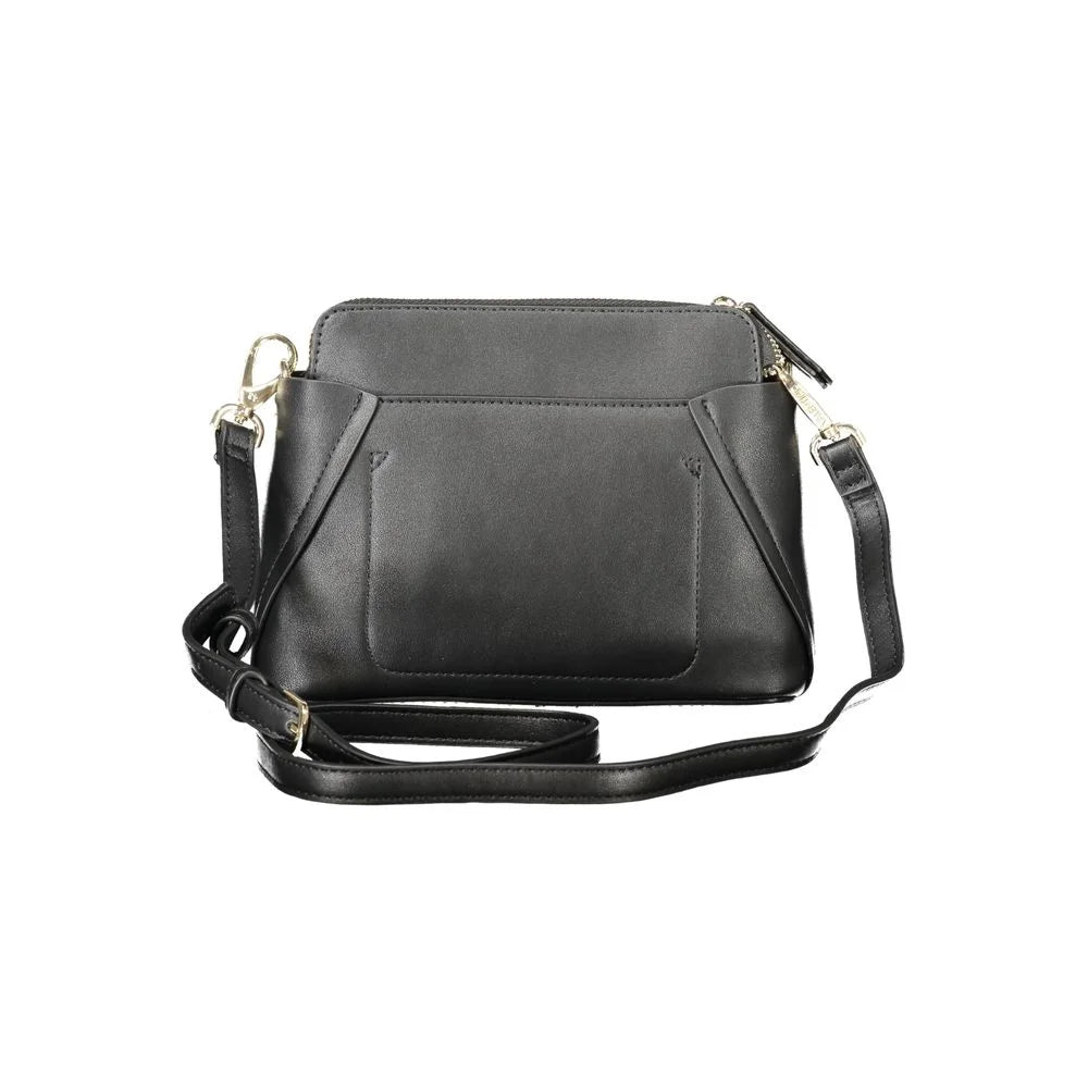 Mario Valentino - Black Polyurethane Shoulder Bag