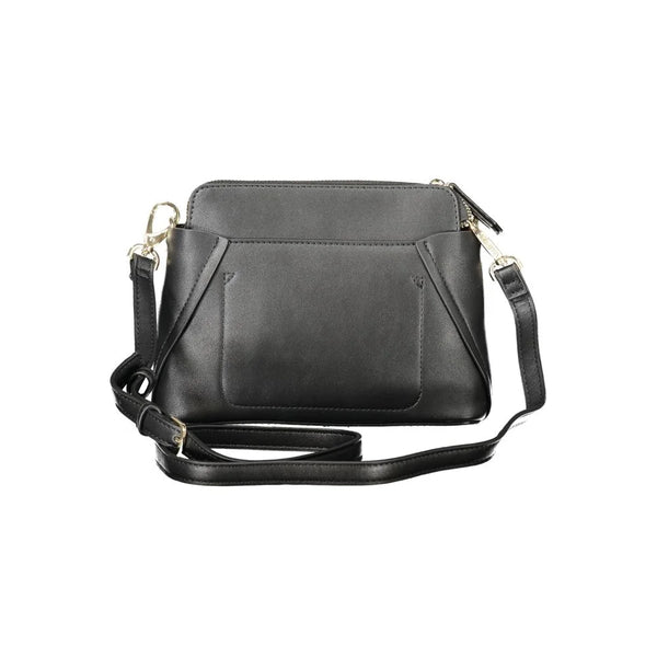 Mario Valentino - Black Polyurethane Shoulder Bag