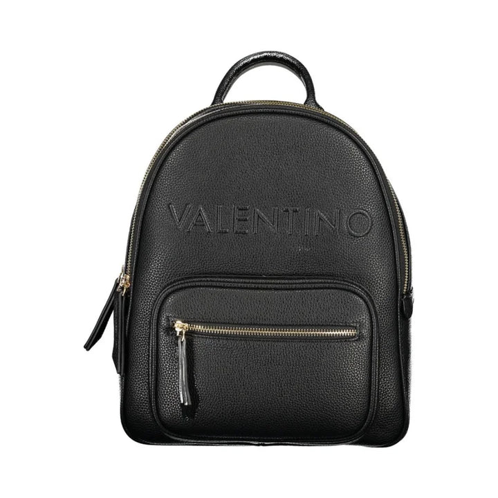 Mario Valentino Black Polyurethane Women Backpack