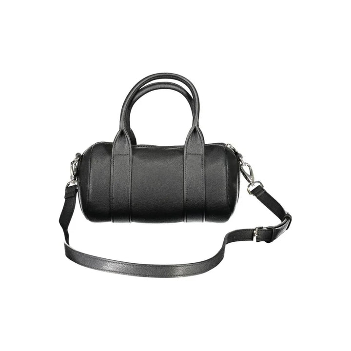 Mario Valentino Black Polyurethane Women Handbag