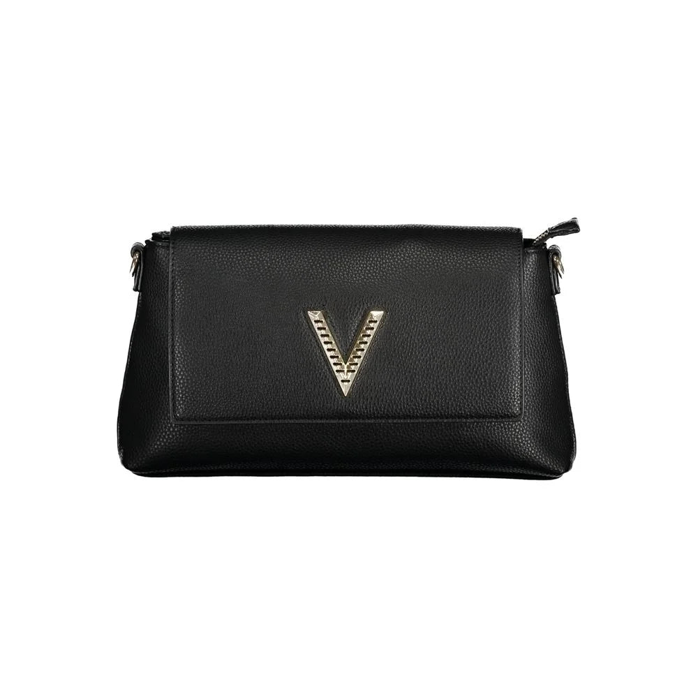 Mario Valentino Black Polyurethane Women Handbag