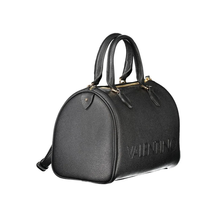 Mario Valentino Black Polyurethane Women Handbag
