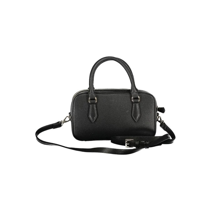Mario Valentino Black Polyurethane Women Handbag