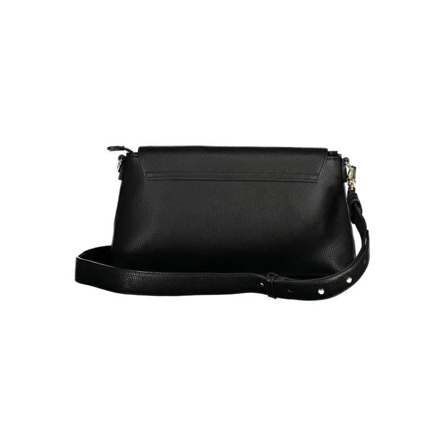 Mario Valentino Black Polyurethane Women Handbag