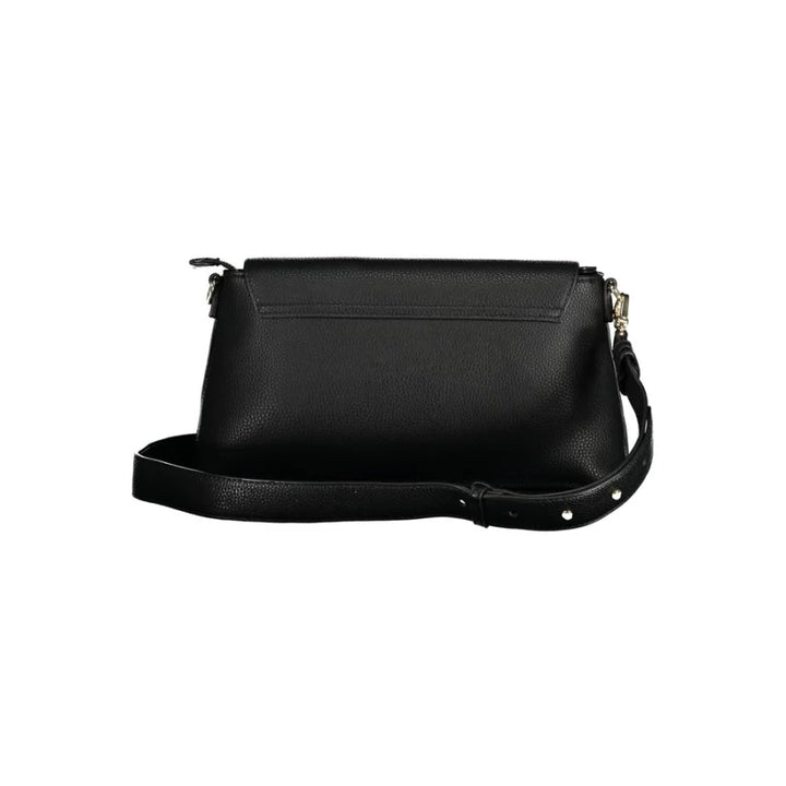 Mario Valentino Black Polyurethane Women Handbag