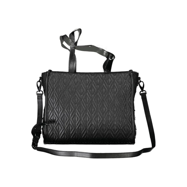 Mario Valentino Black Polyurethane Women Handbag