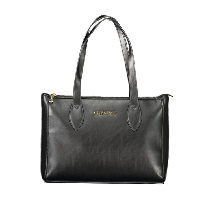 Mario Valentino Black Polyurethane Women Handbag