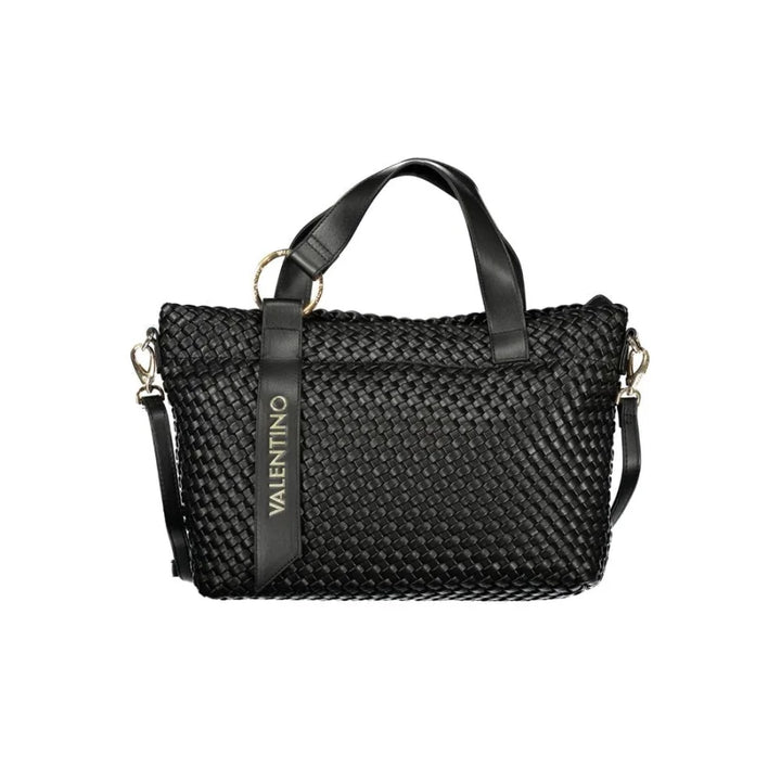 Mario Valentino Black Polyurethane Women Handbag