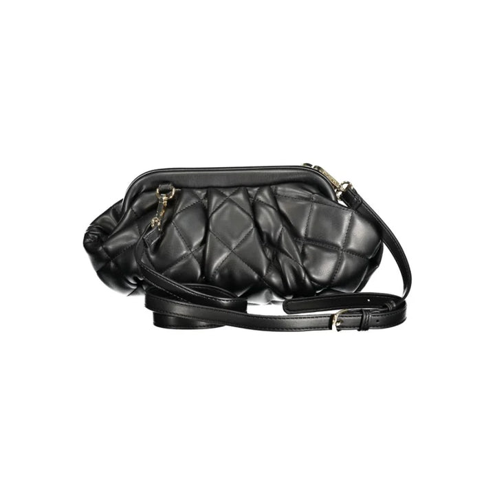 Mario Valentino Black Polyurethane Women Handbag