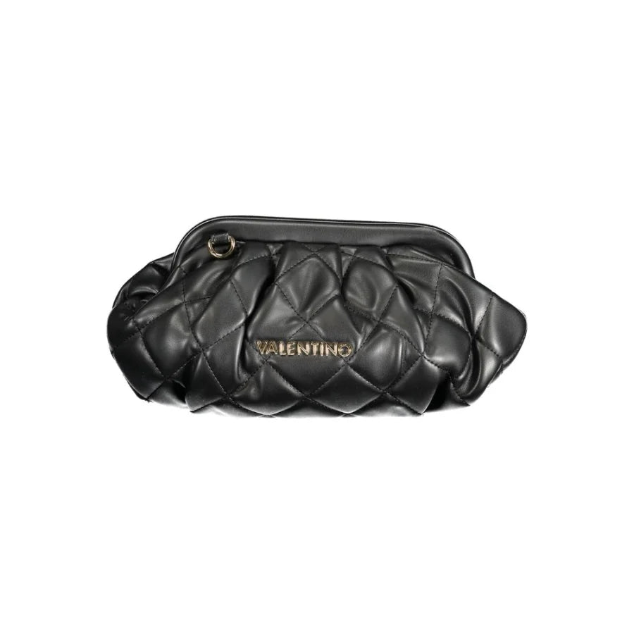 Mario Valentino Black Polyurethane Women Handbag