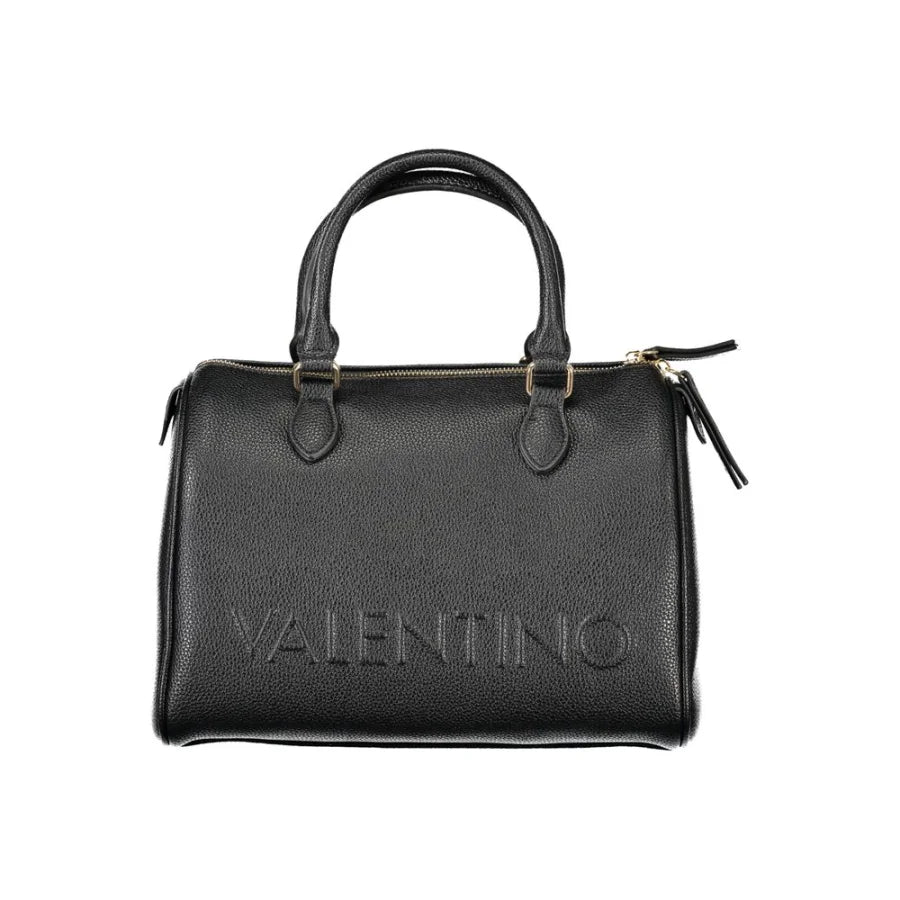 Mario Valentino Black Polyurethane Women Handbag