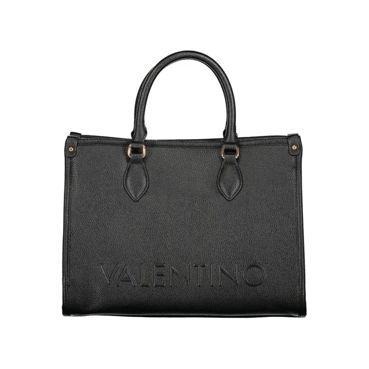 Mario Valentino Black Polyurethane Women Handbag