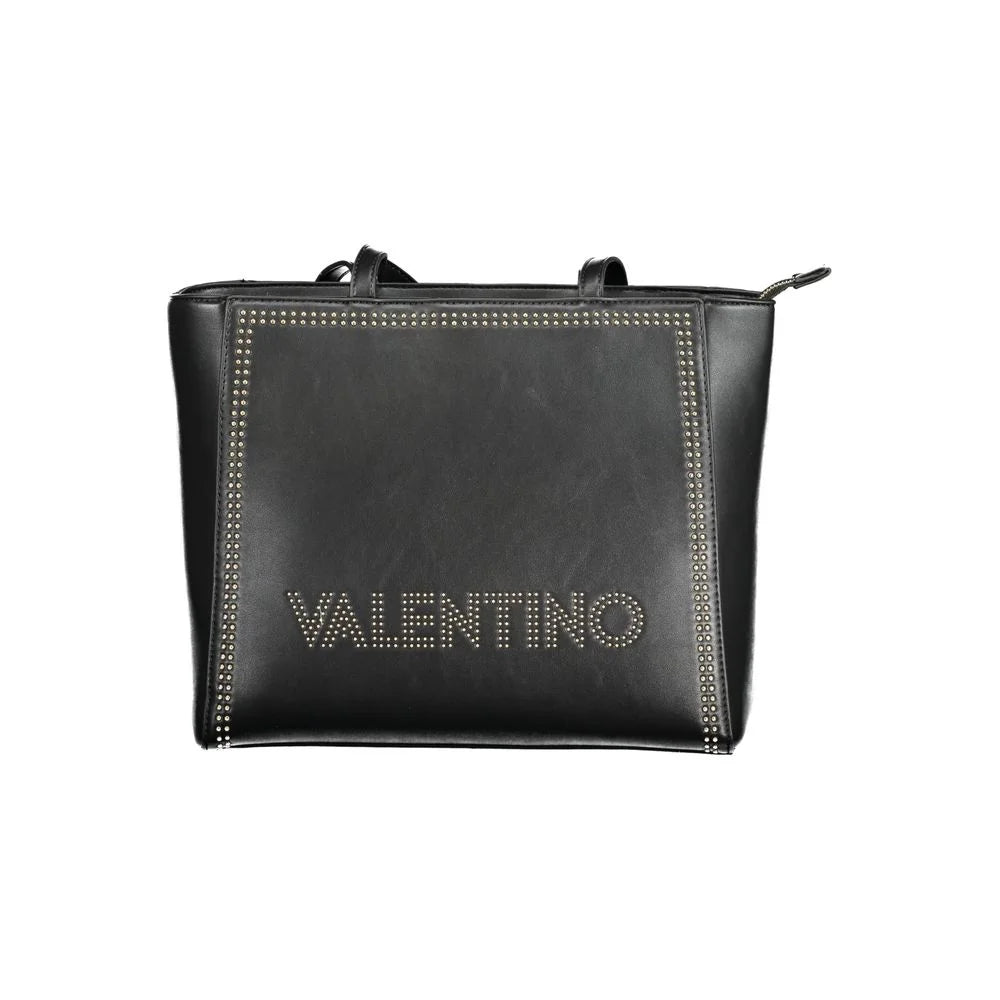 Mario Valentino Black Polyurethane Women Shoulder Bag