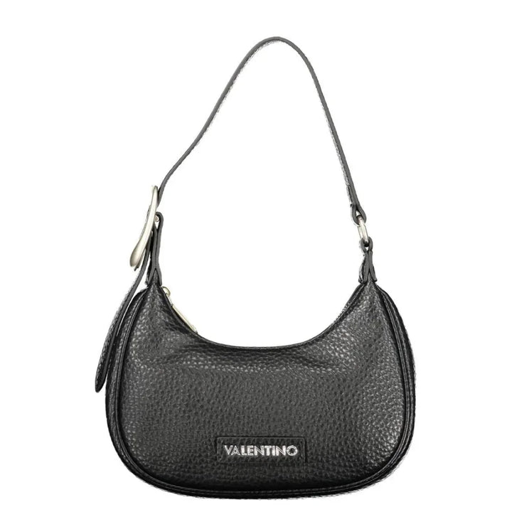 Mario Valentino Black Polyurethane Women Shoulder Bag