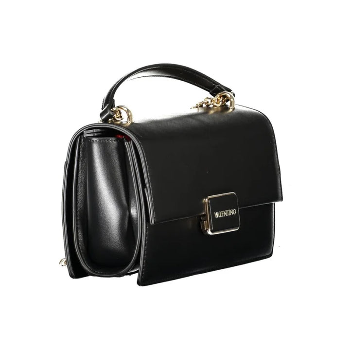 Mario Valentino Black Polyurethane Women Shoulder Bag