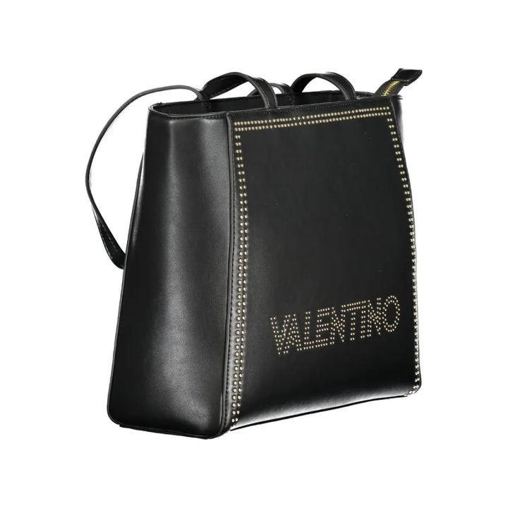 Mario Valentino Black Polyurethane Women Shoulder Bag