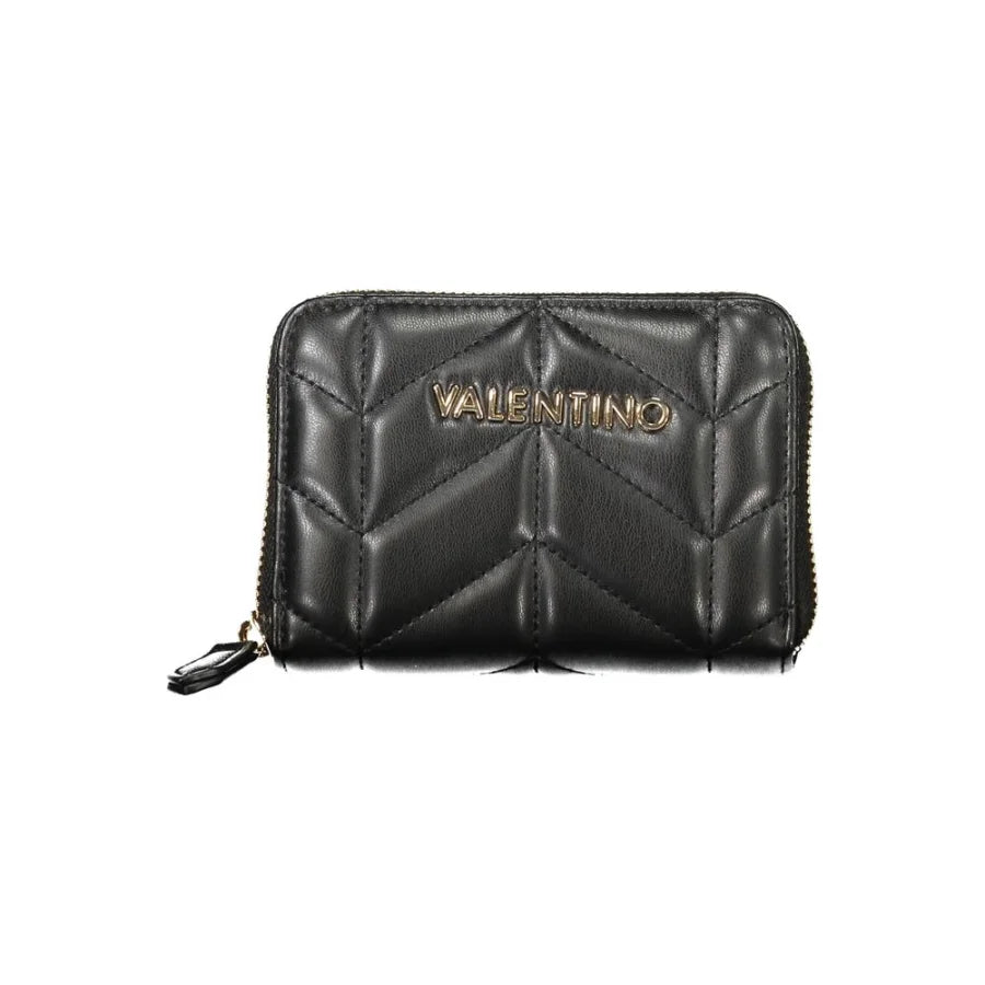 Mario Valentino Black Polyurethane Women Wallet