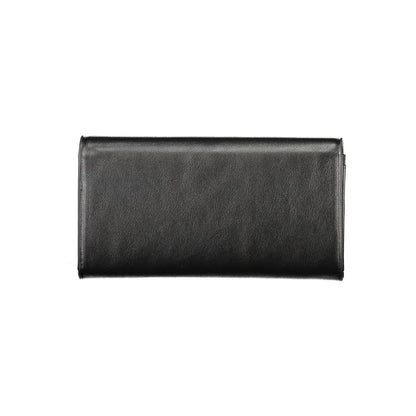 Mario Valentino Black Polyurethane Women Wallet