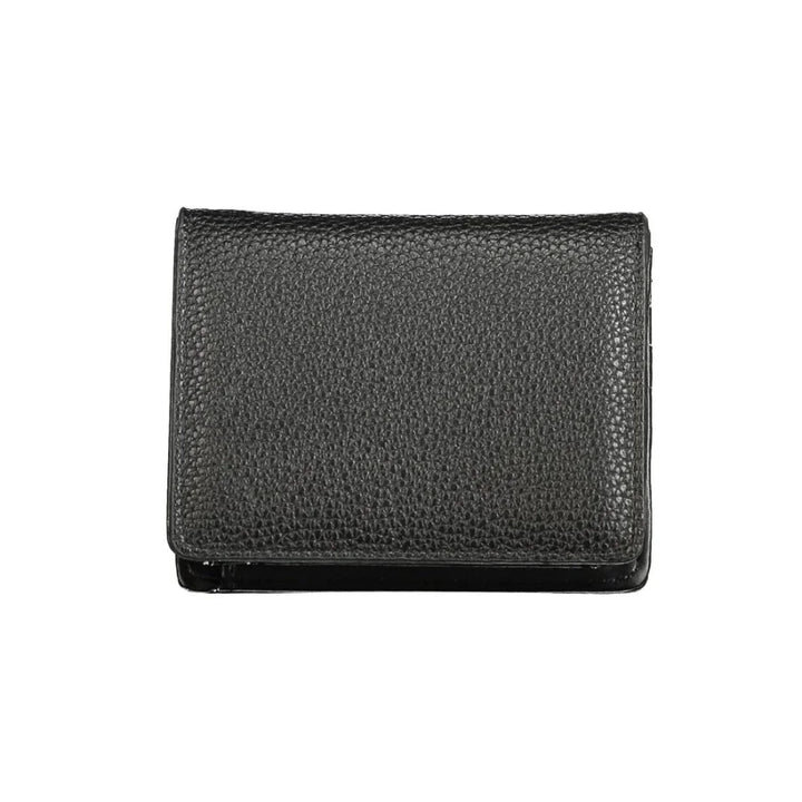 Mario Valentino Black Polyurethane Women Wallet