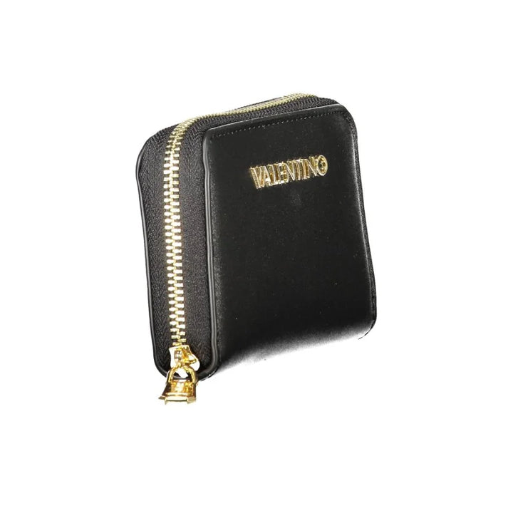 Mario Valentino Black Polyurethane Women Wallet