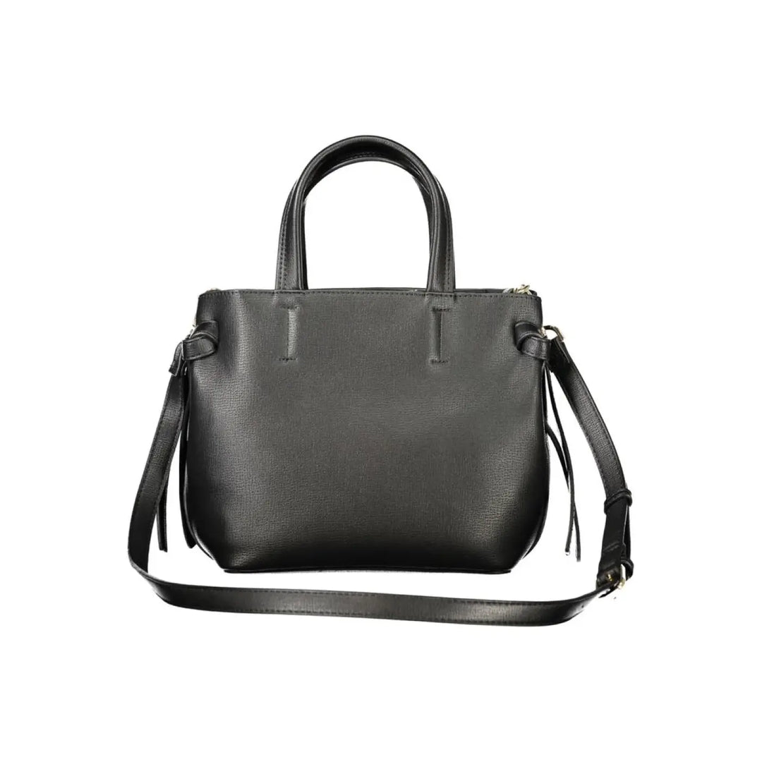 Mario Valentino Black Polyurethane Women’s Bag