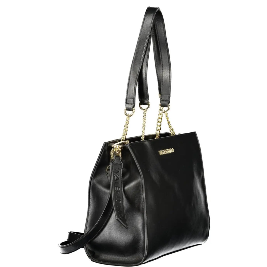Mario Valentino Black Polyurethane Womens Bag