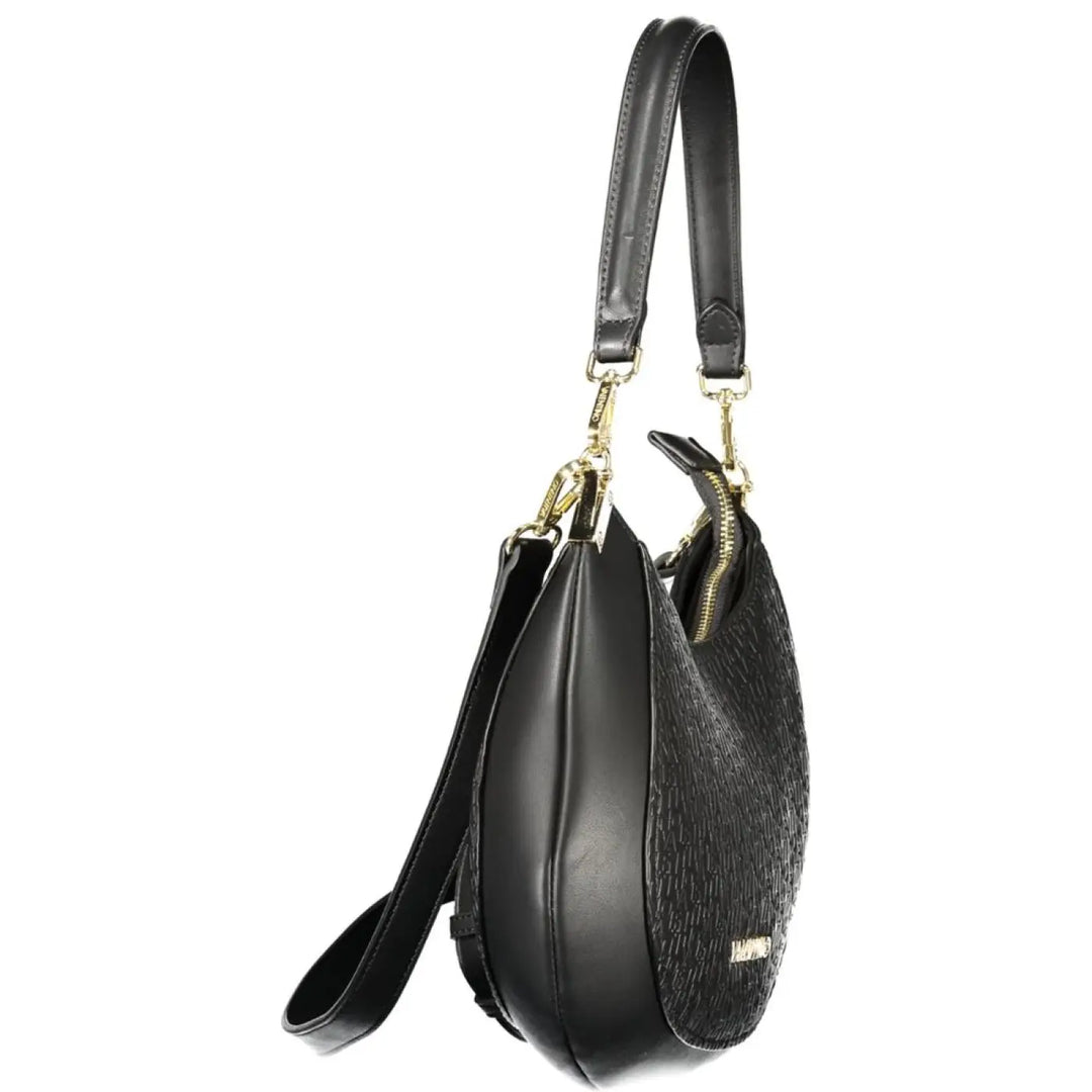 Mario Valentino Black Polyurethane Women’s Bag
