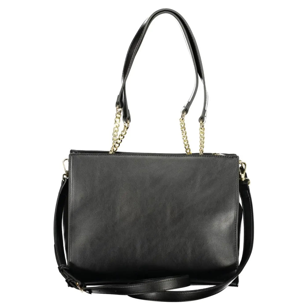 Mario Valentino Black Polyurethane Womens Bag