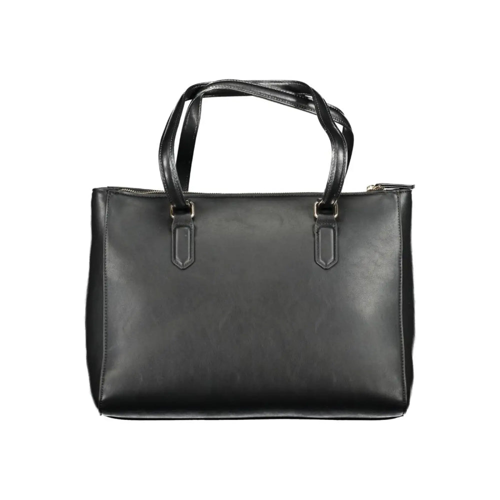 Mario Valentino Black Polyurethane Women’s Bag