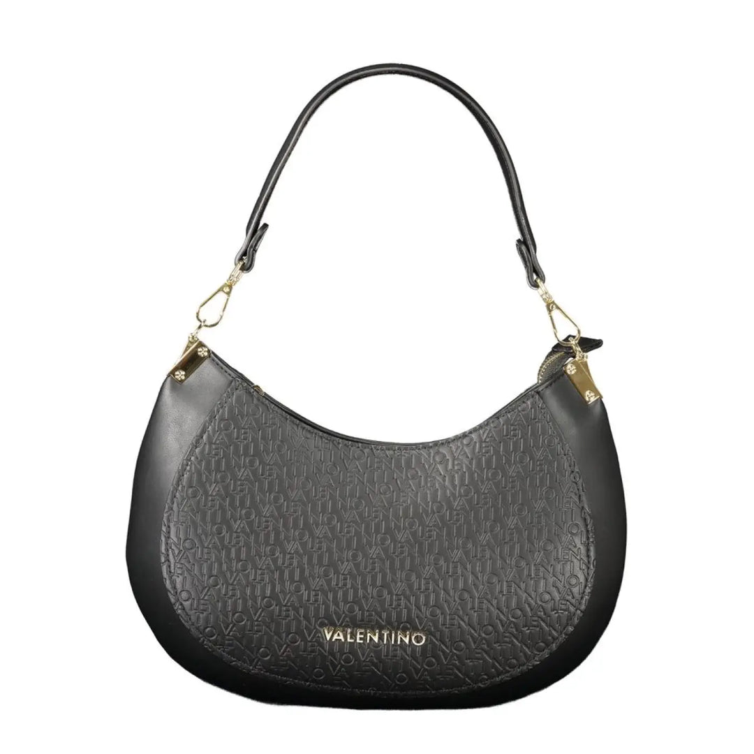 Mario Valentino Black Polyurethane Women’s Bag