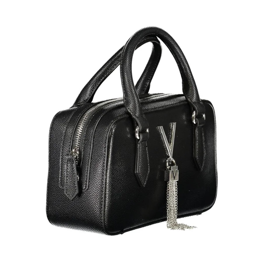 Mario Valentino Black Polyurethane Women’s Handbag