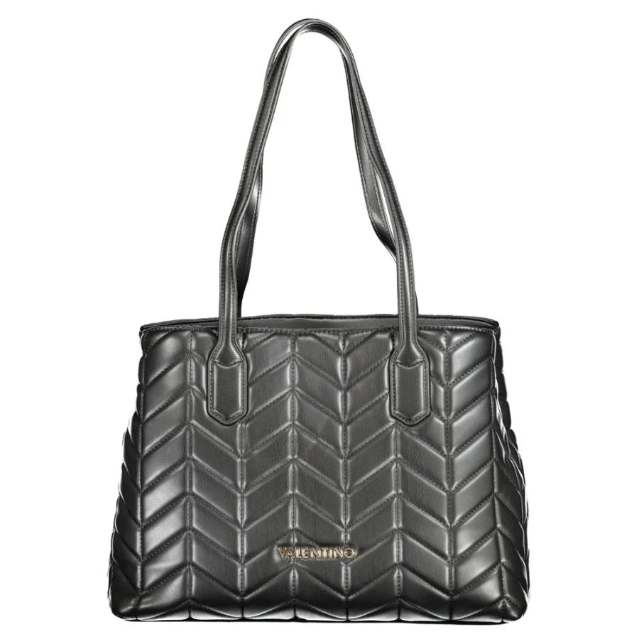 Mario Valentino Black Polyurethane Women’s Handbag