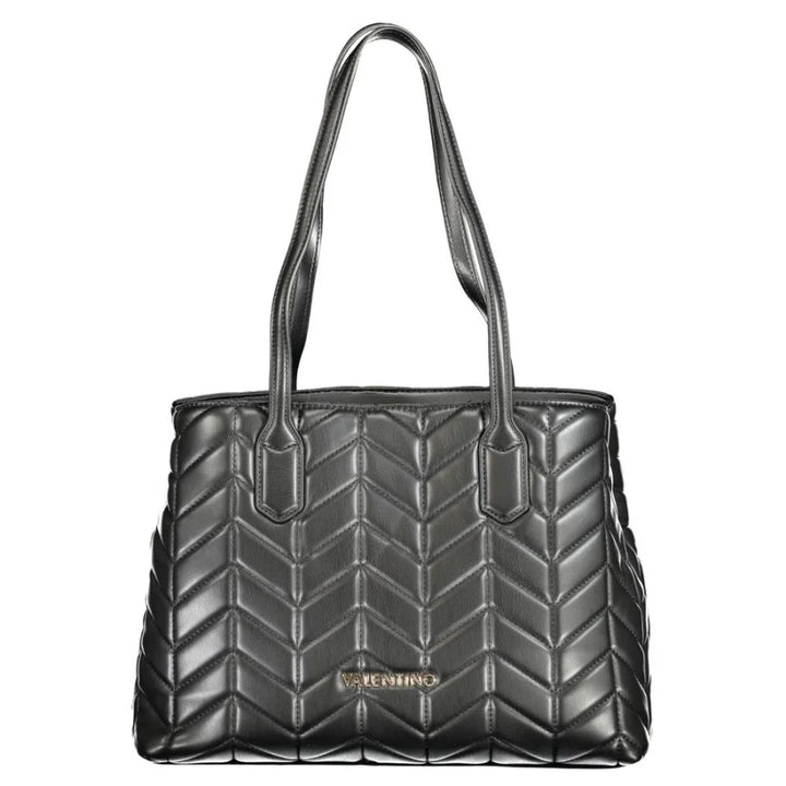 Mario Valentino Black Polyurethane Women’s Handbag