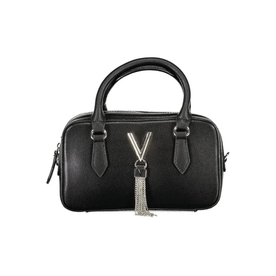 Mario Valentino Black Polyurethane Women’s Handbag