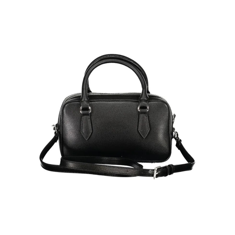 Mario Valentino Black Polyurethane Women’s Handbag