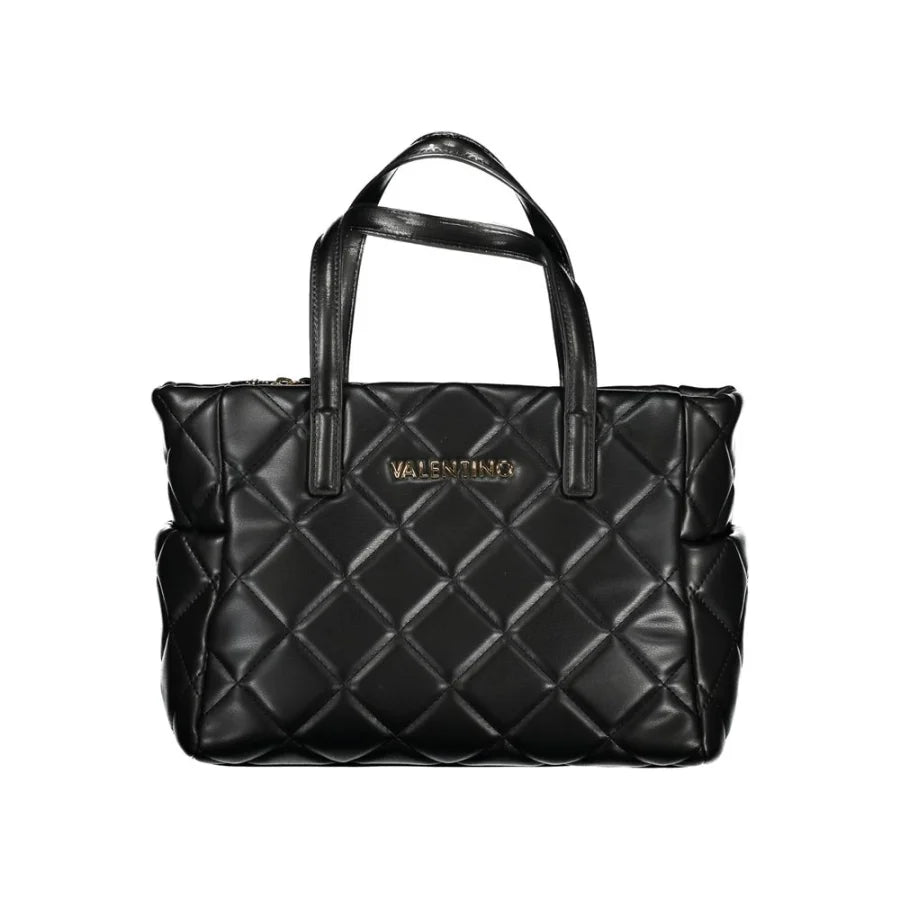 Mario Valentino Black Polyurethane Women’s Handbag