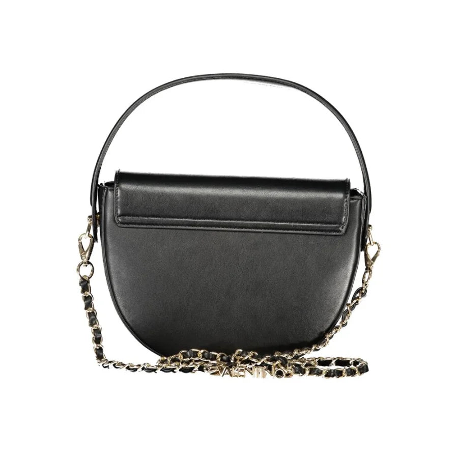 Mario Valentino Black Polyurethane Women’s Handbag