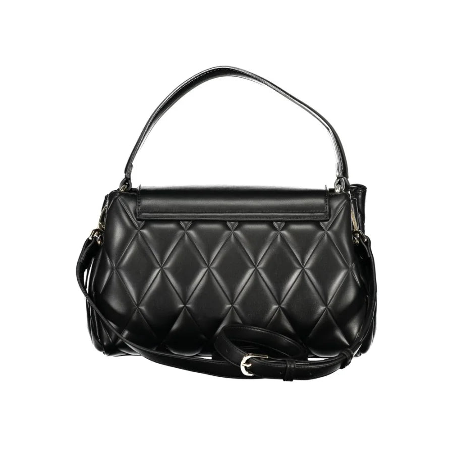 Mario Valentino Black Polyurethane Women’s Handbag