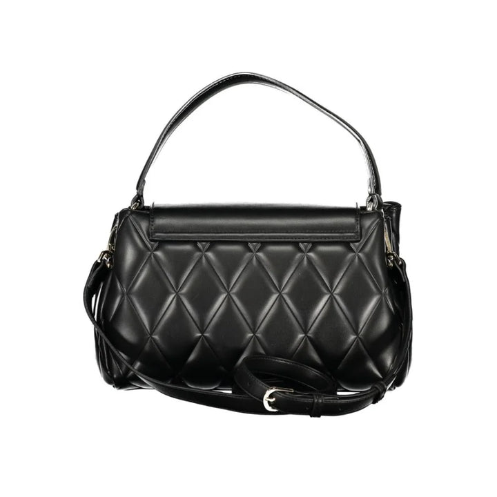 Mario Valentino Black Polyurethane Women’s Handbag